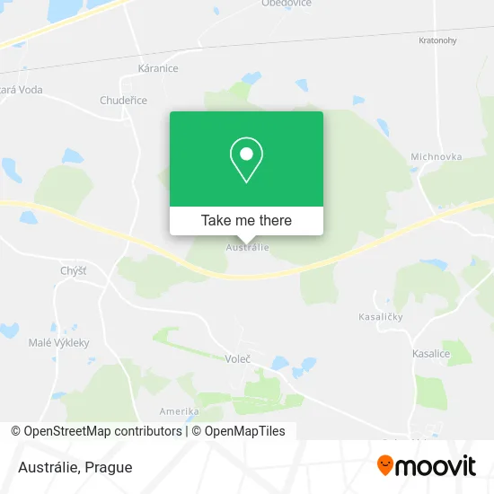 Карта Austrálie