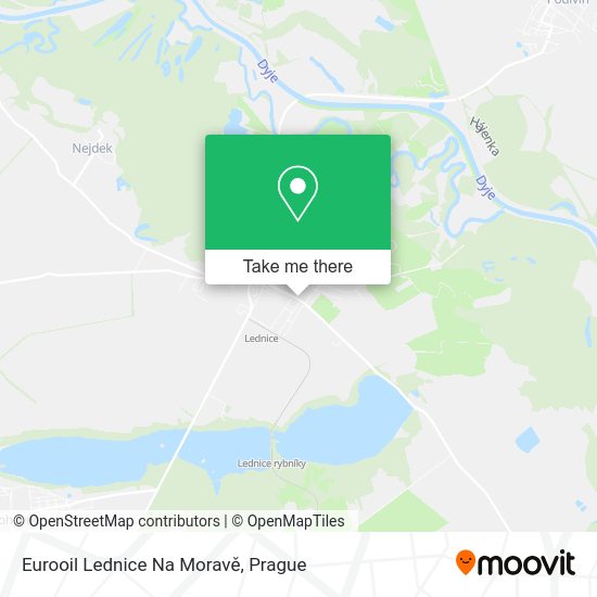 Eurooil Lednice Na Moravě map