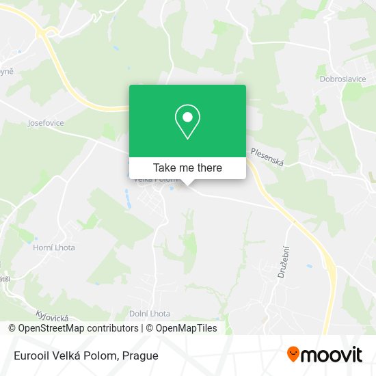 Карта Eurooil Velká Polom