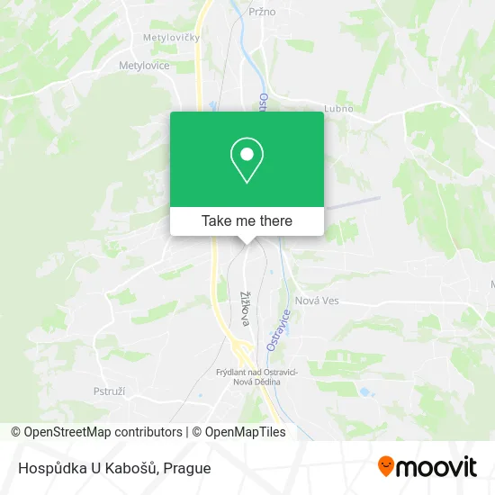 Карта Hospůdka U Kabošů