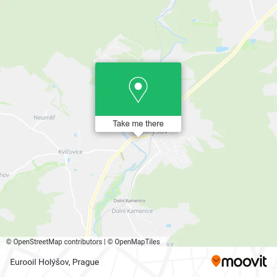 Карта Eurooil Holýšov