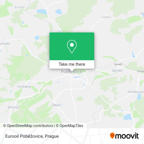 Eurooil Poběžovice map