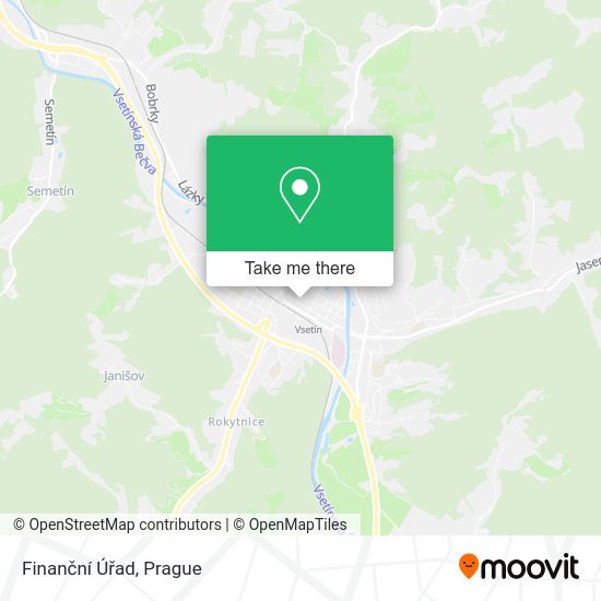 Finanční Úřad map