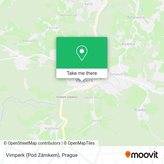 Vimperk (Pod Zámkem) map