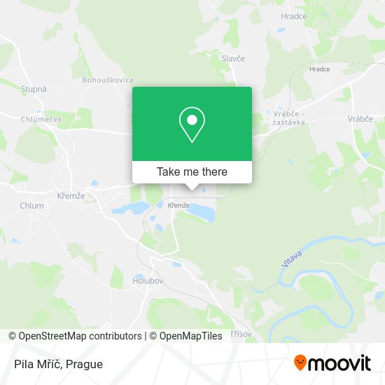 Pila Mříč map