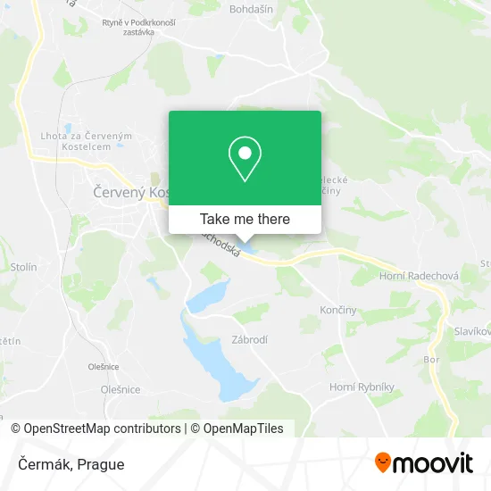 Карта Čermák
