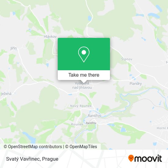 Svatý Vavřinec map