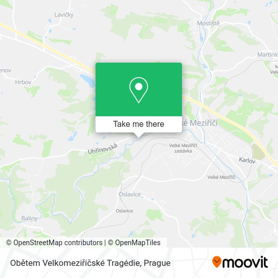 Obětem Velkomeziříčské Tragédie map