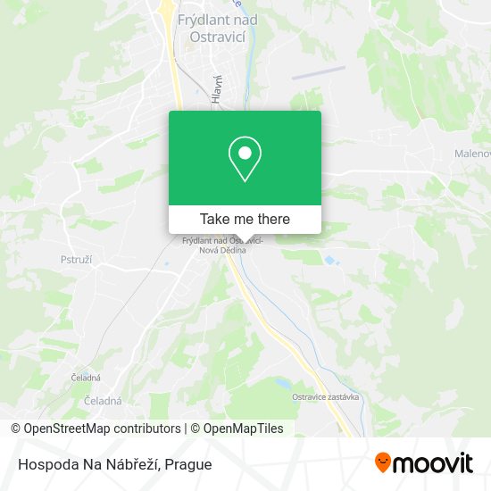 Hospoda Na Nábřeží map