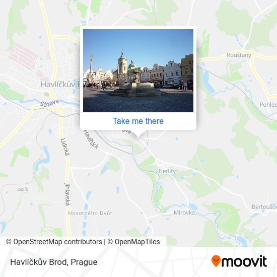 Havlíčkův Brod map