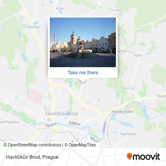 Havlíčkův Brod map