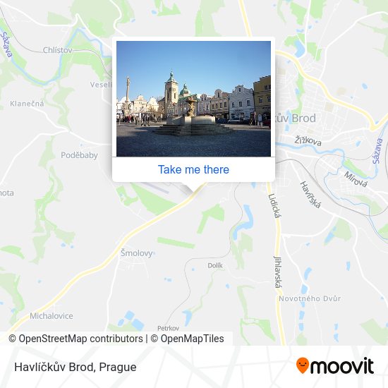 Havlíčkův Brod map