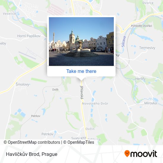 Havlíčkův Brod map