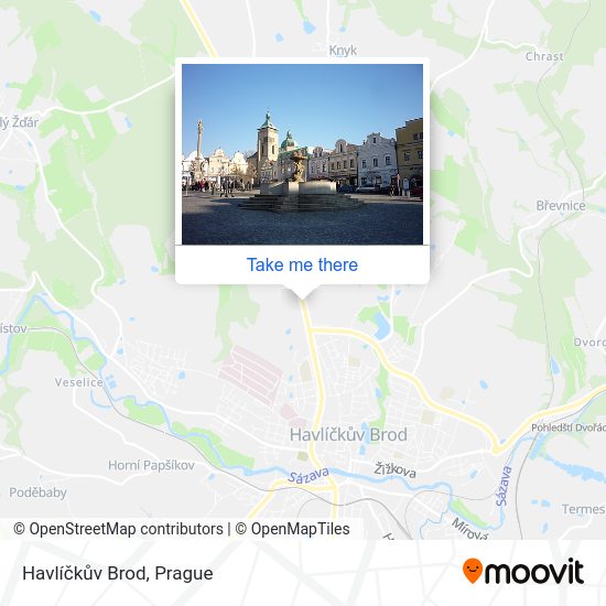 Havlíčkův Brod map