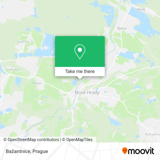 Карта Bažantnice