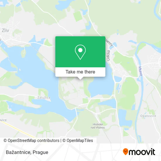 Карта Bažantnice