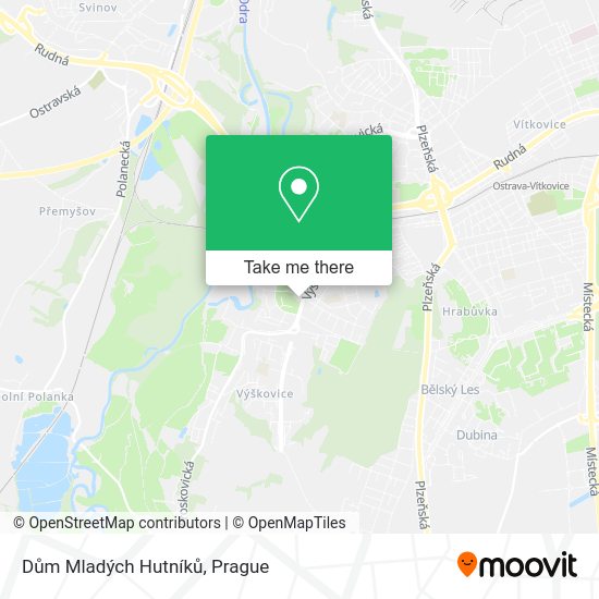 Dům Mladých Hutníků map