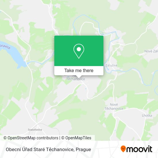 Obecní Úřad Staré Těchanovice map