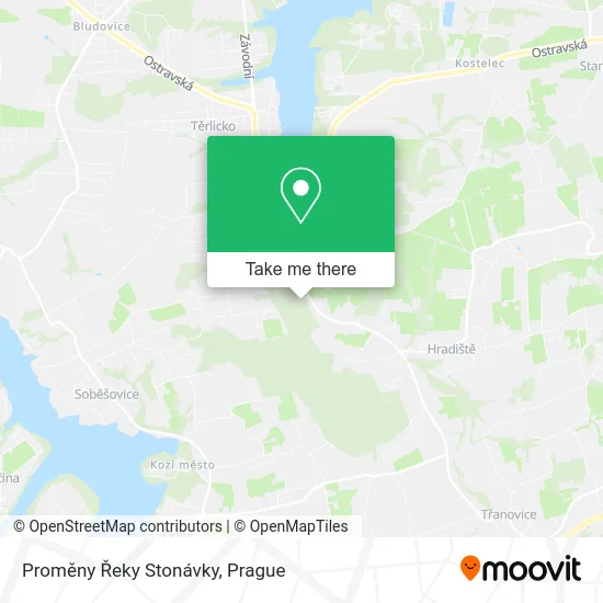 Карта Proměny Řeky Stonávky