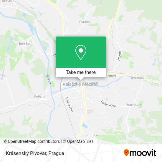 Krásenský Pivovar map
