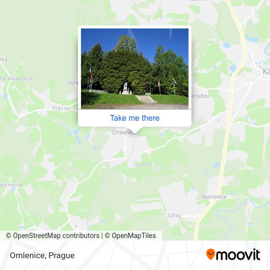 Карта Omlenice