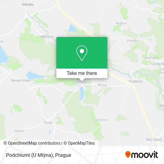 Podchlumí (U Mlýna) map