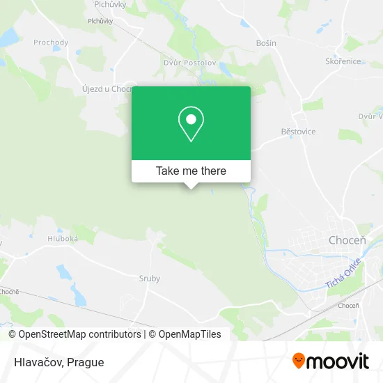 Карта Hlavačov