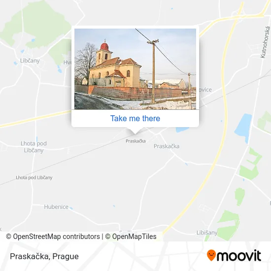 Карта Praskačka