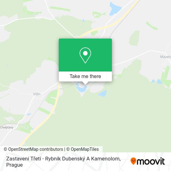 Zastavení Třetí - Rybník Dubenský A Kamenolom map