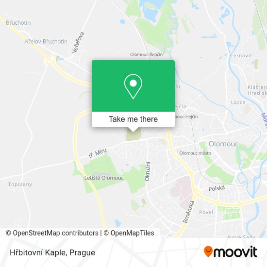 Hřbitovní Kaple map