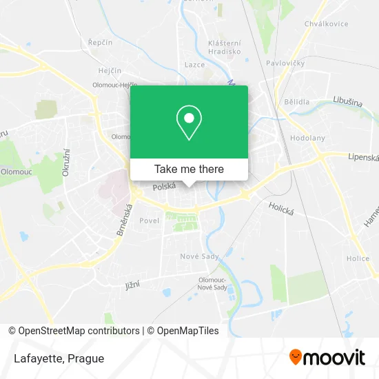 Карта Lafayette