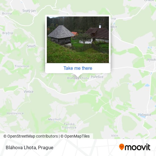 Bláhova Lhota map