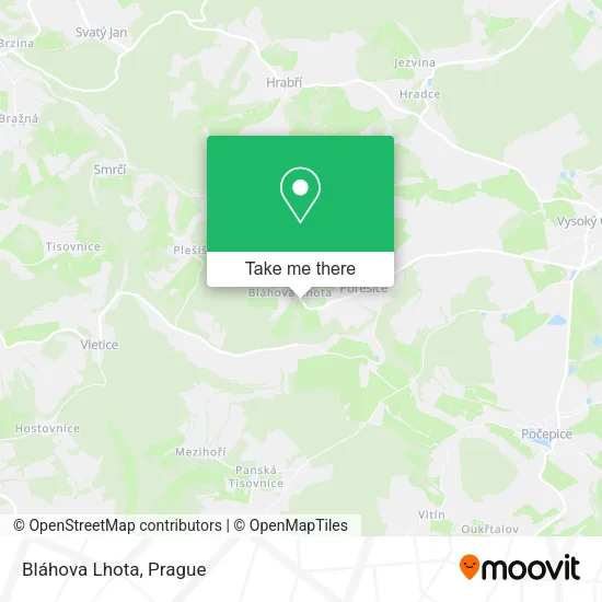 Карта Bláhova Lhota