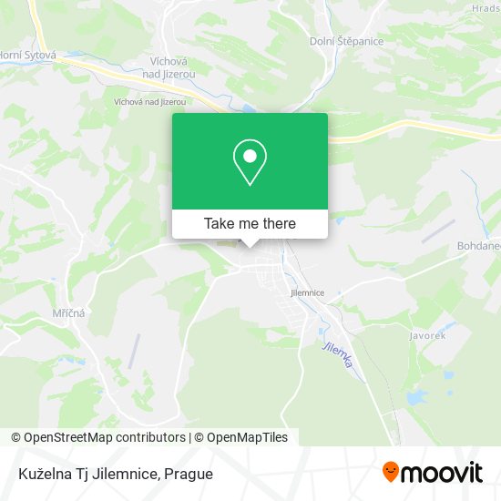 Kuželna Tj Jilemnice map