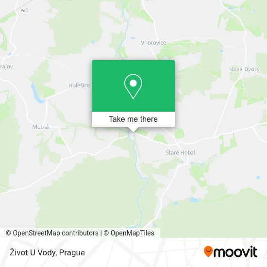 Карта Život U Vody