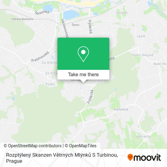 Rozptýlený Skanzen Větrných Mlýnků S Turbínou map