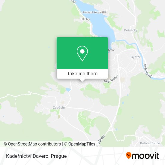 Kadeřnictví Davero map