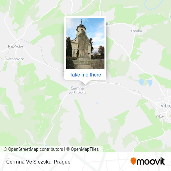 Čermná Ve Slezsku map