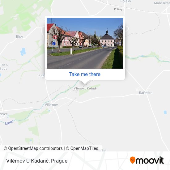 Vilémov U Kadaně map