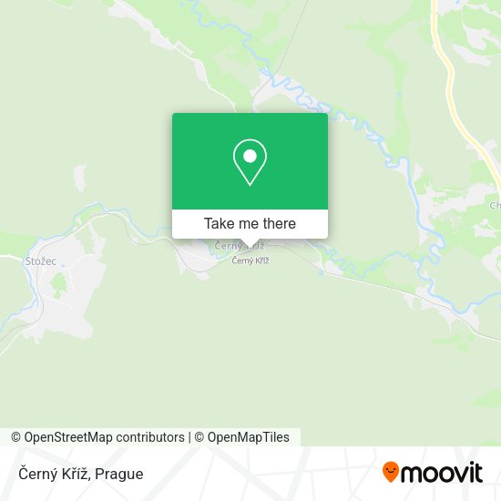 Černý Kříž map