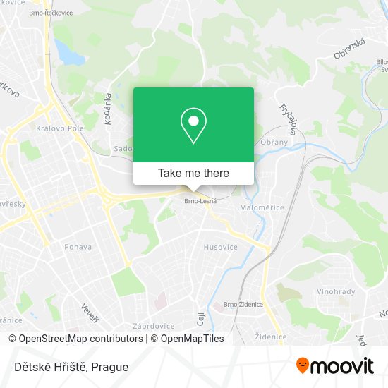 Dětské Hřiště map