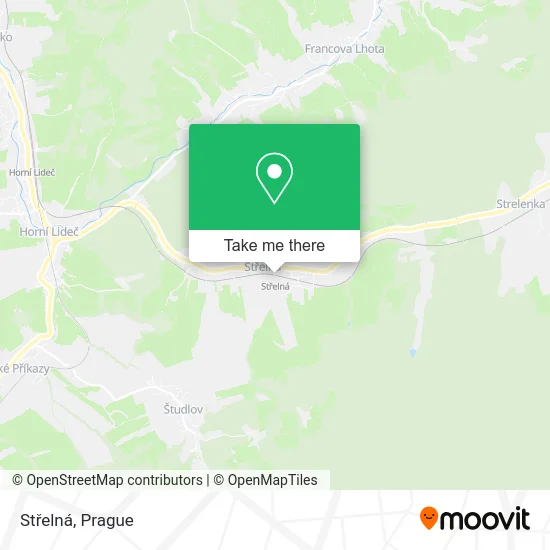 Карта Střelná