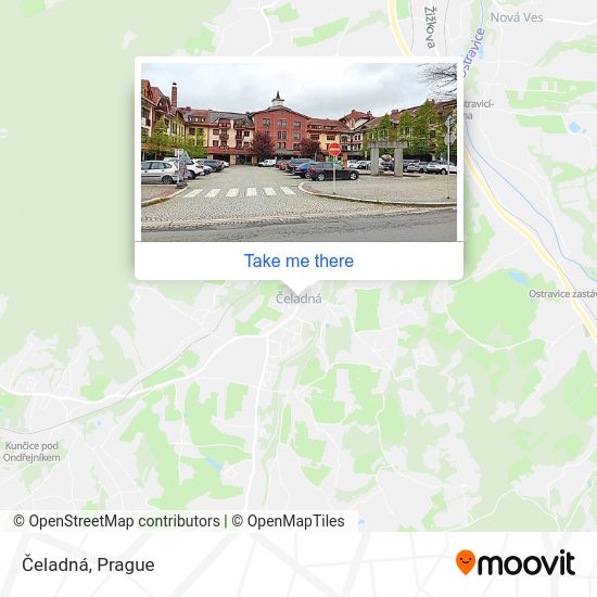 Карта Čeladná
