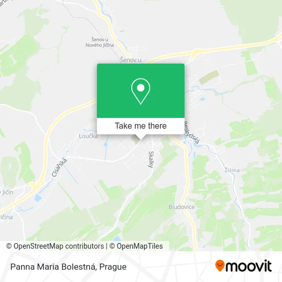 Карта Panna Maria Bolestná