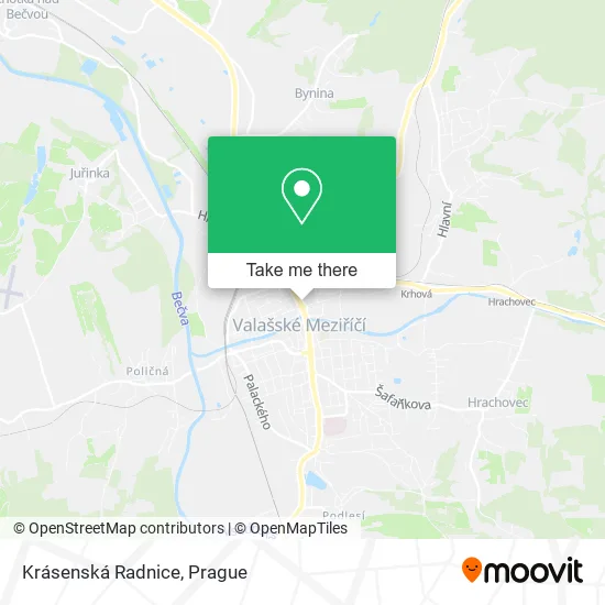 Карта Krásenská Radnice