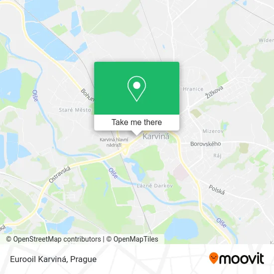 Карта Eurooil Karviná