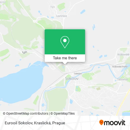 Карта Eurooil Sokolov, Kraslická