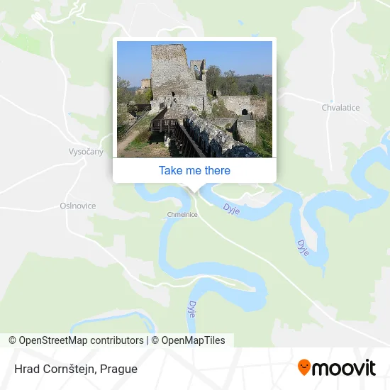 Карта Hrad Cornštejn