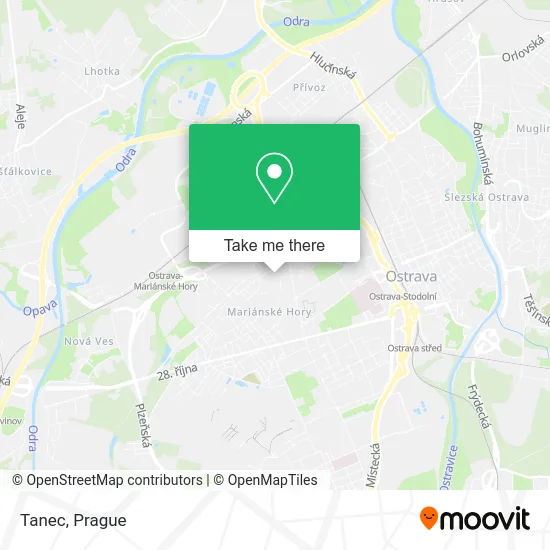 Карта Tanec