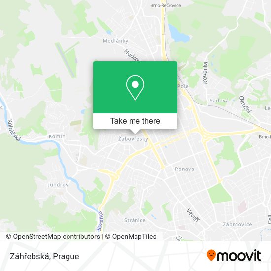 Záhřebská map